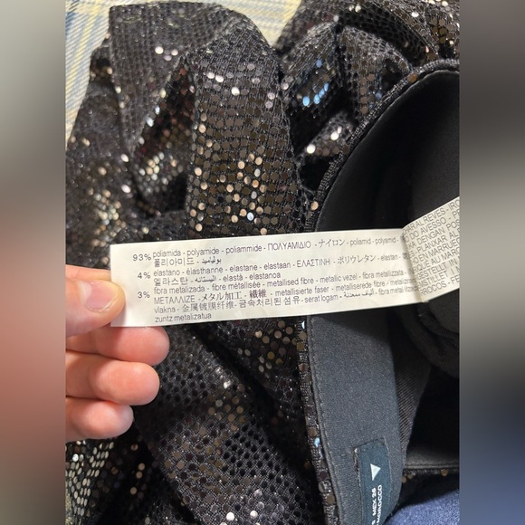 Zara sequined high rise flare size small NWOT Blogger’s Favorite - Picture 12 of 13